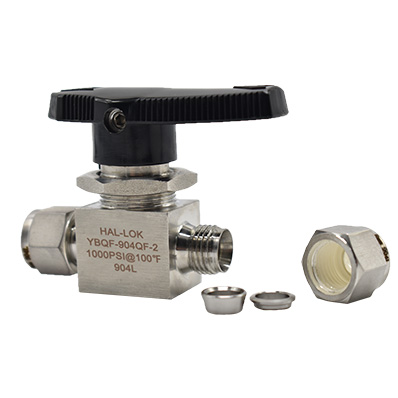 904L卡套直通球阀